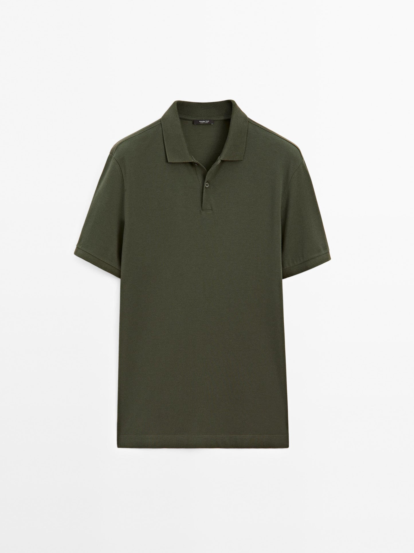 Polo Shirt with Microstructure Piqué
