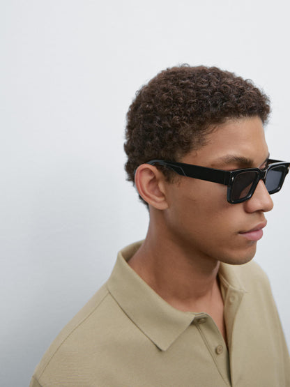 Polo Shirt with Microstructure Piqué