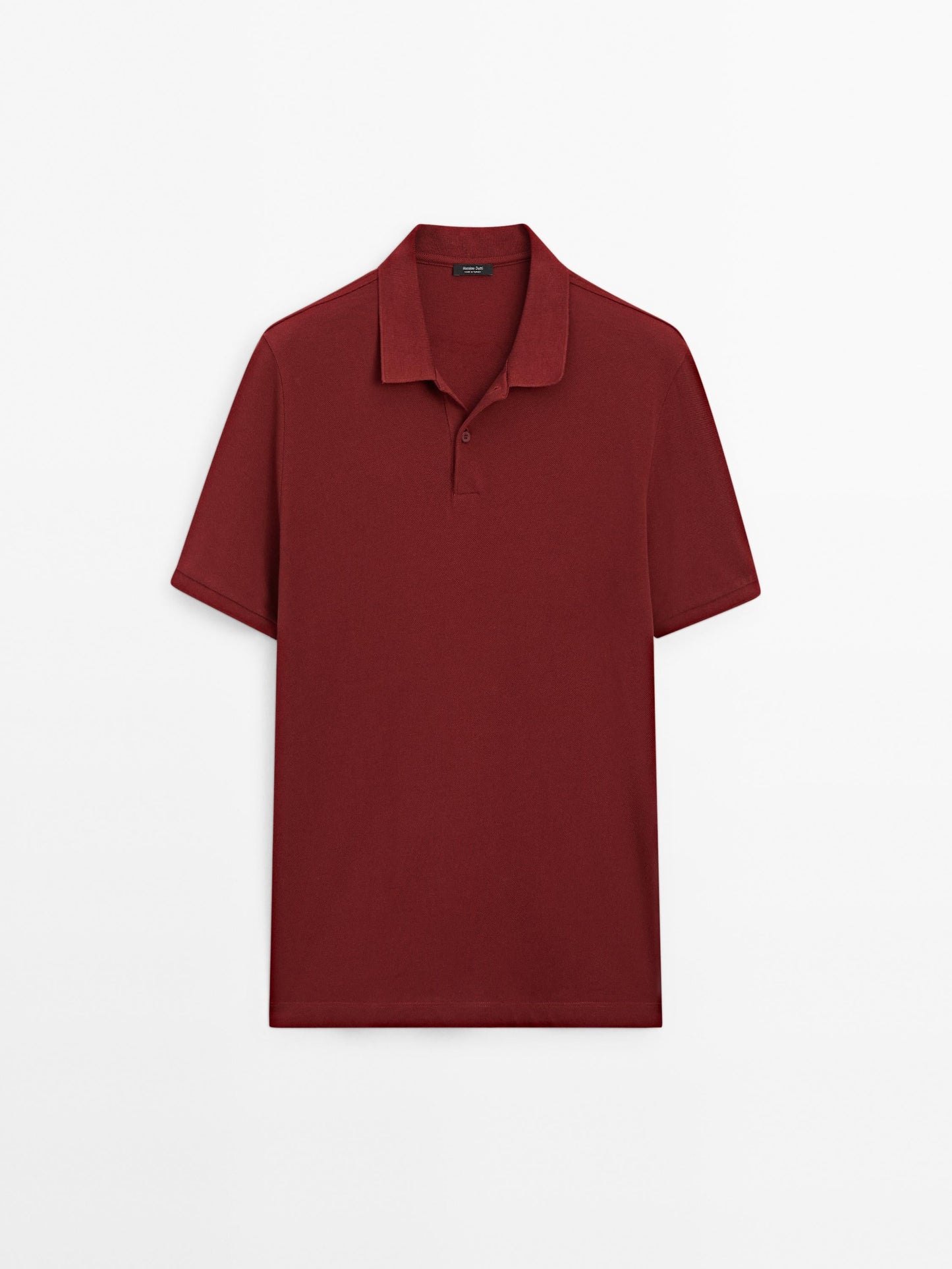 Polo Shirt with Microstructure Piqué