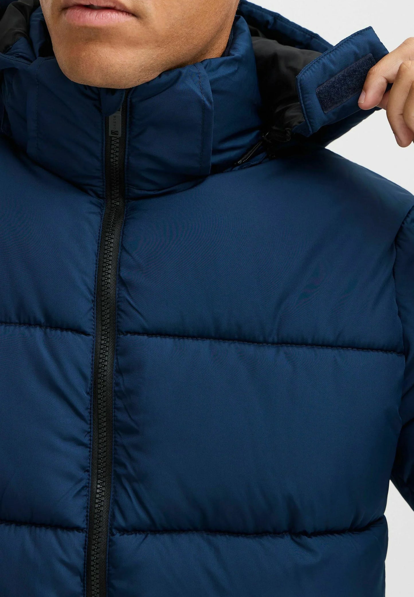 Ultralight Puffer Jacket with Hood - Blue