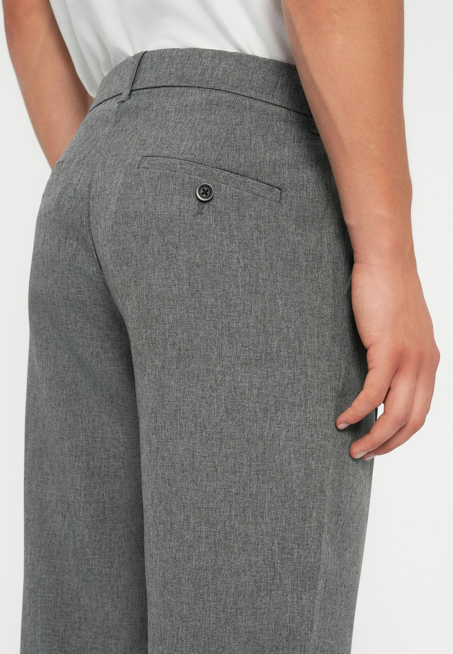 Men's Premium Fit Tailored Suit Trousers - Dark Grey