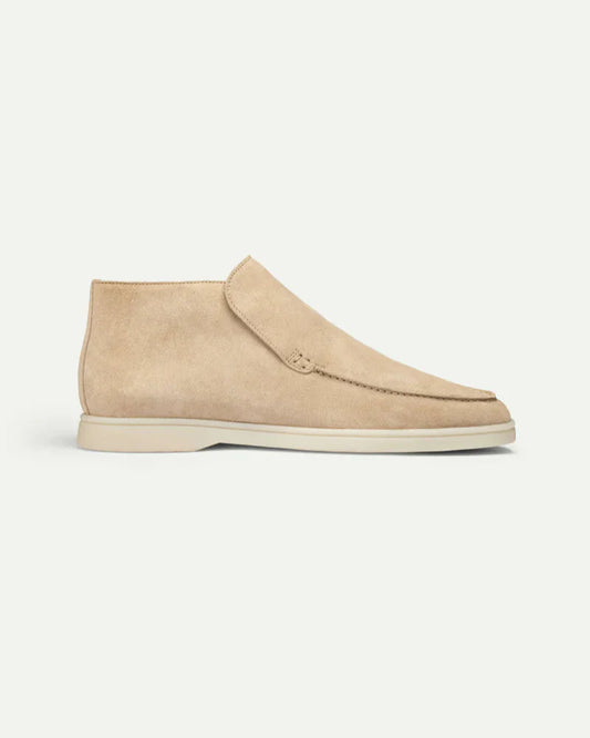 City Moccasin in Suede - Beige