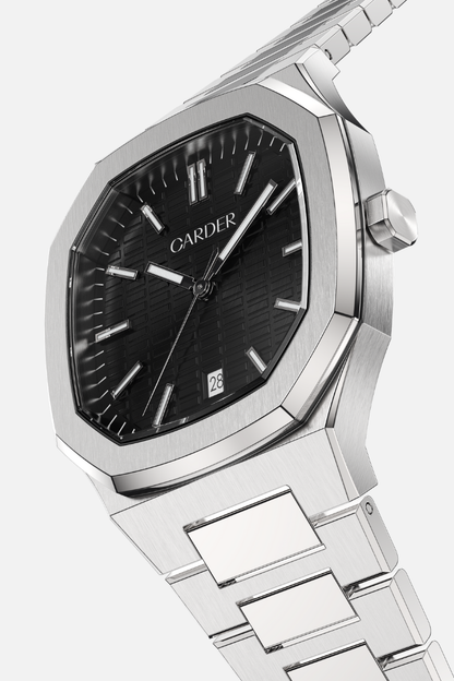August Safira 10ATM Watch - Black