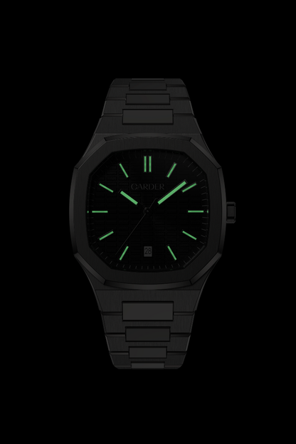 August Safira 10ATM Watch - Black