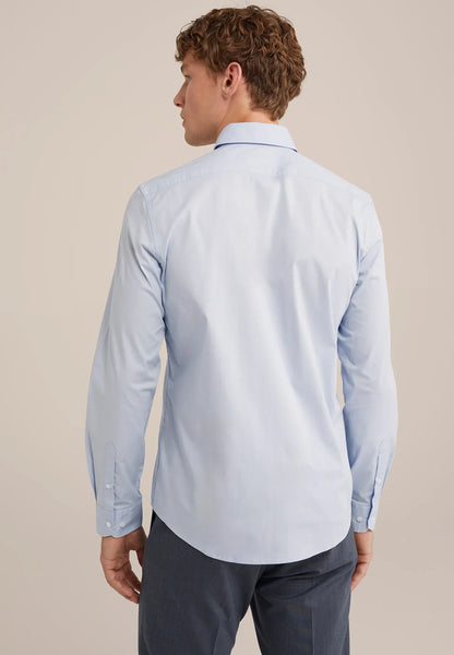 Classic Tailored Men's Dress Shirt - Light Blue