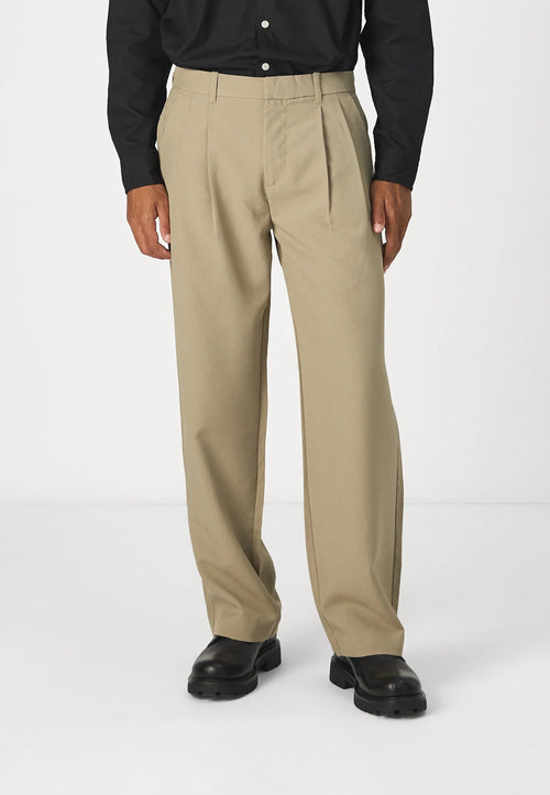 Men's Premium Fit Tailored Suit Trousers - Beige