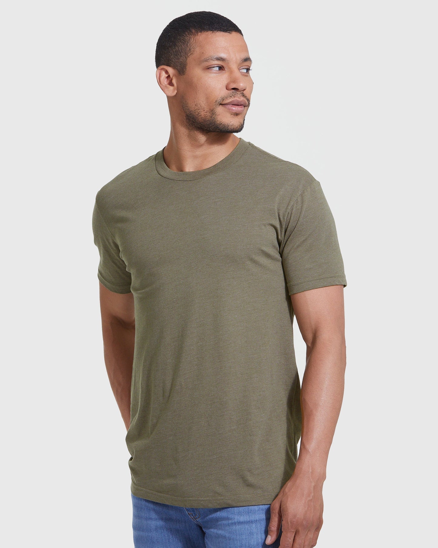 Classic Round Neck T-Shirt - Light Green