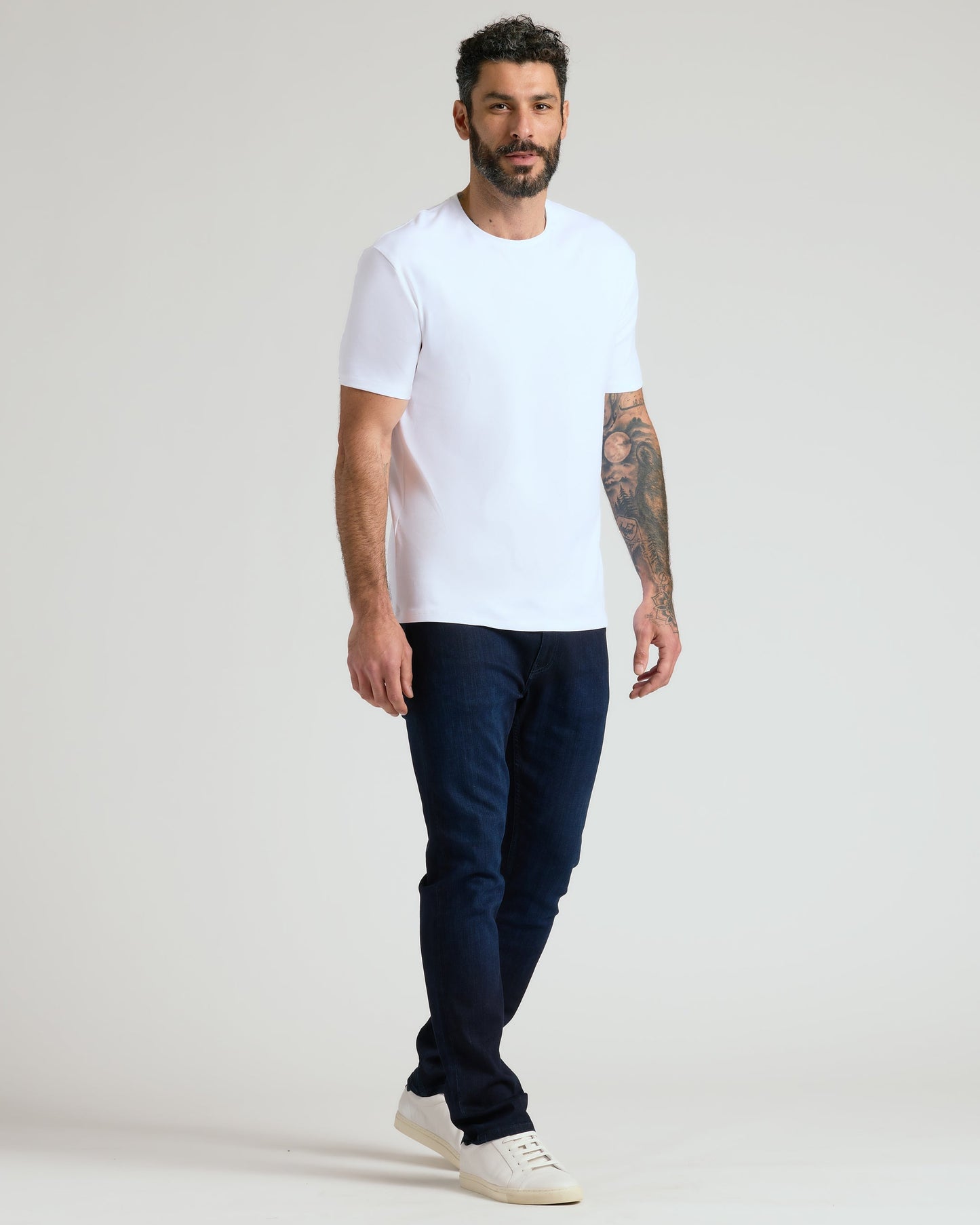 Classic Round Neck T-Shirt - White