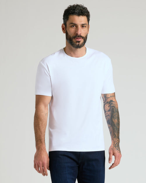 Classic Round Neck T-Shirt - White