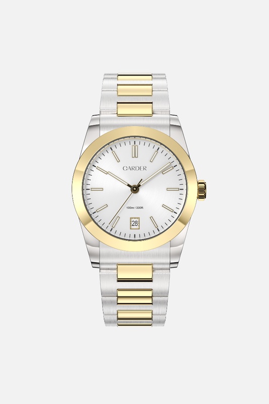 James Safira 10ATM Watch – Gold and White