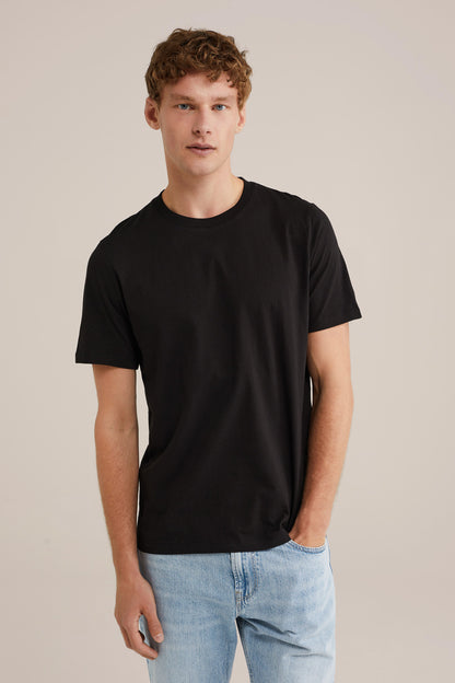 Basic Regular Fit T-Shirt - Black