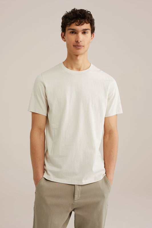 Regular Fit Basic T-Shirt - Off White