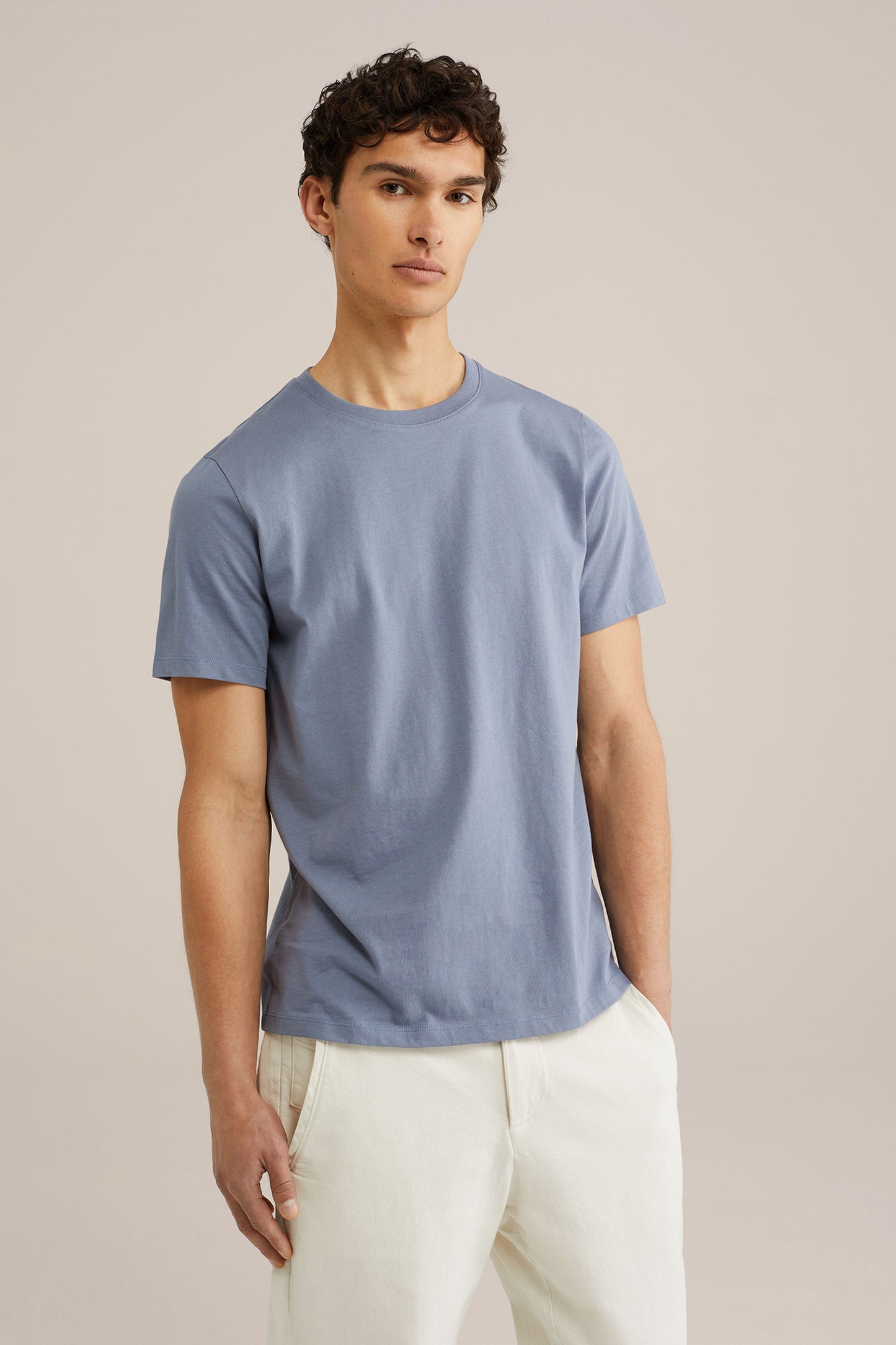 Basic Regular Fit T-Shirt - Light Blue