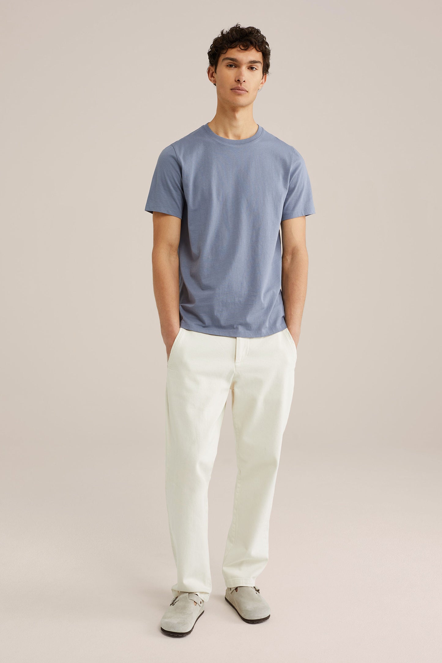 Basic Regular Fit T-Shirt - Light Blue