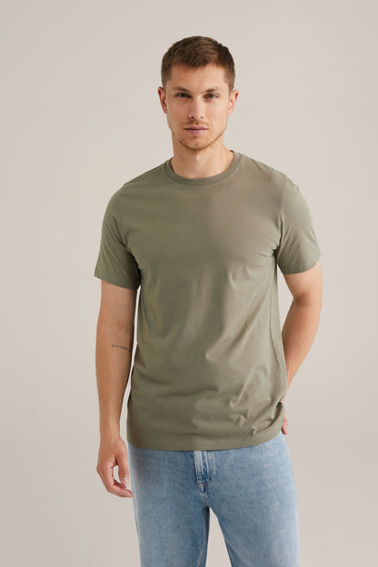 Basic Regular Fit T-Shirt - Olive Green