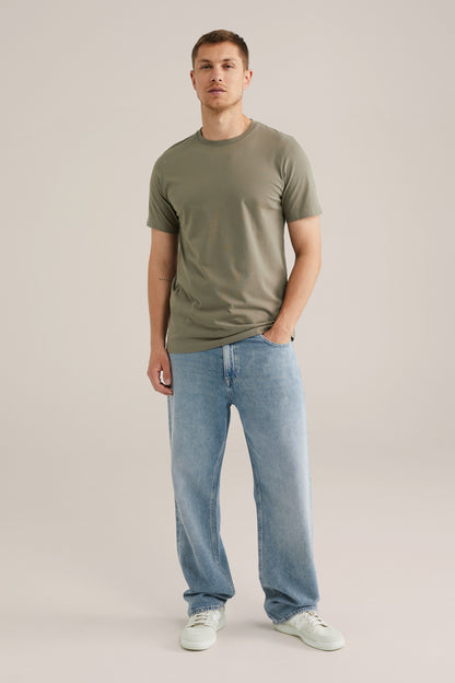 Basic Regular Fit T-Shirt - Olive Green