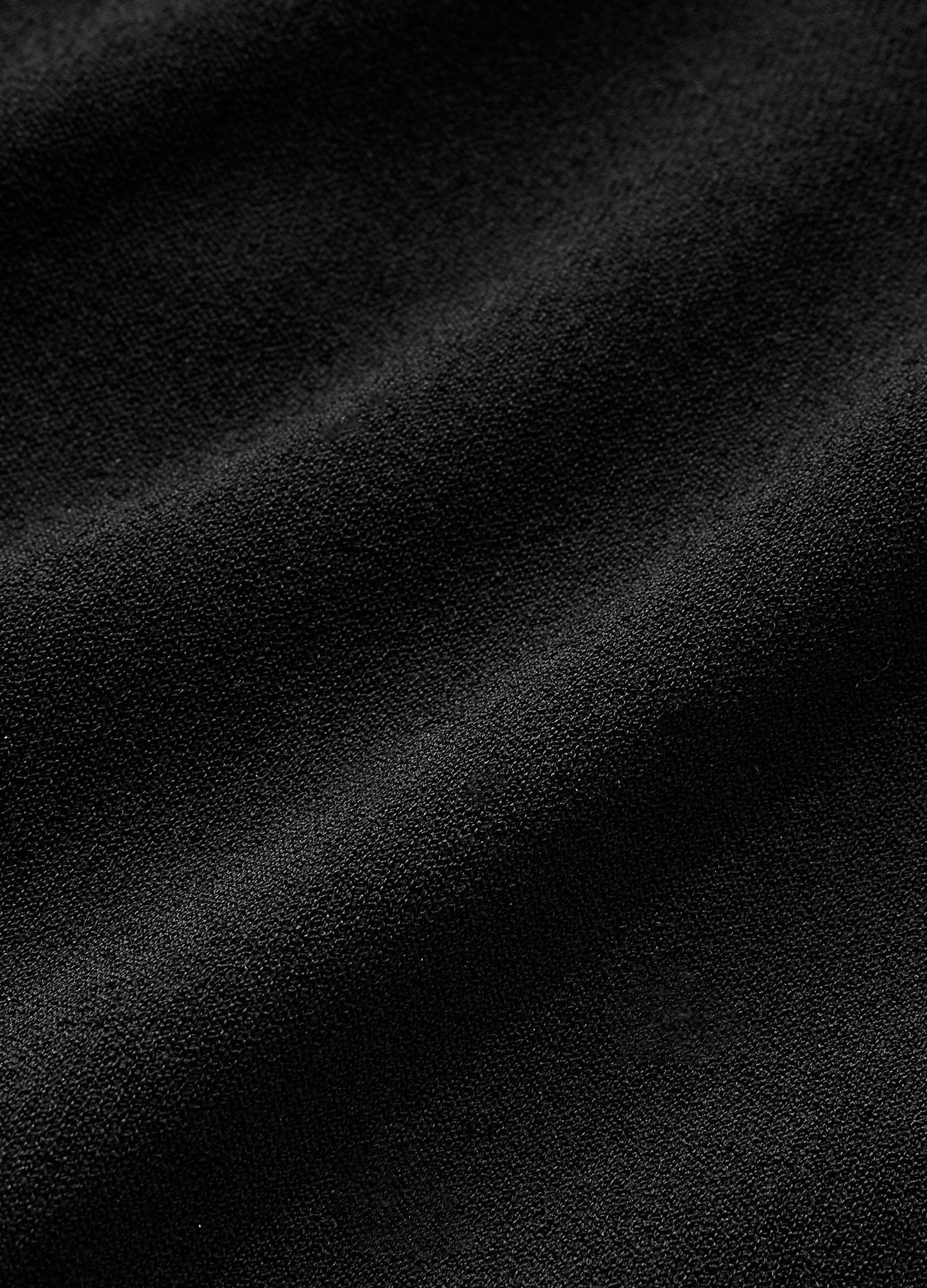 Long Sleeve Polo Shirt - Black