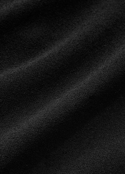 Long Sleeve Polo Shirt - Black