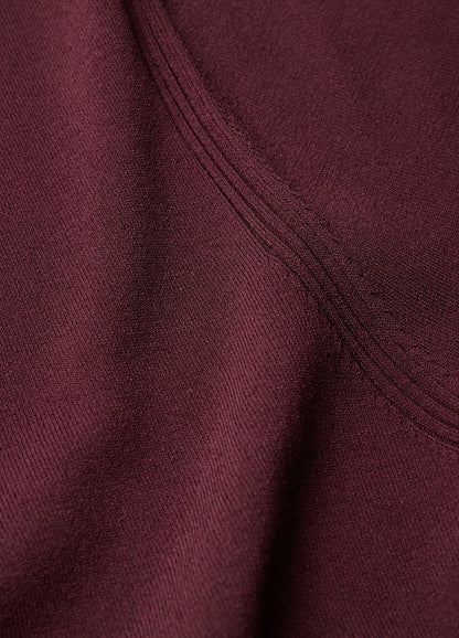 Tech Cotton Polo Shirt - Wine Colour