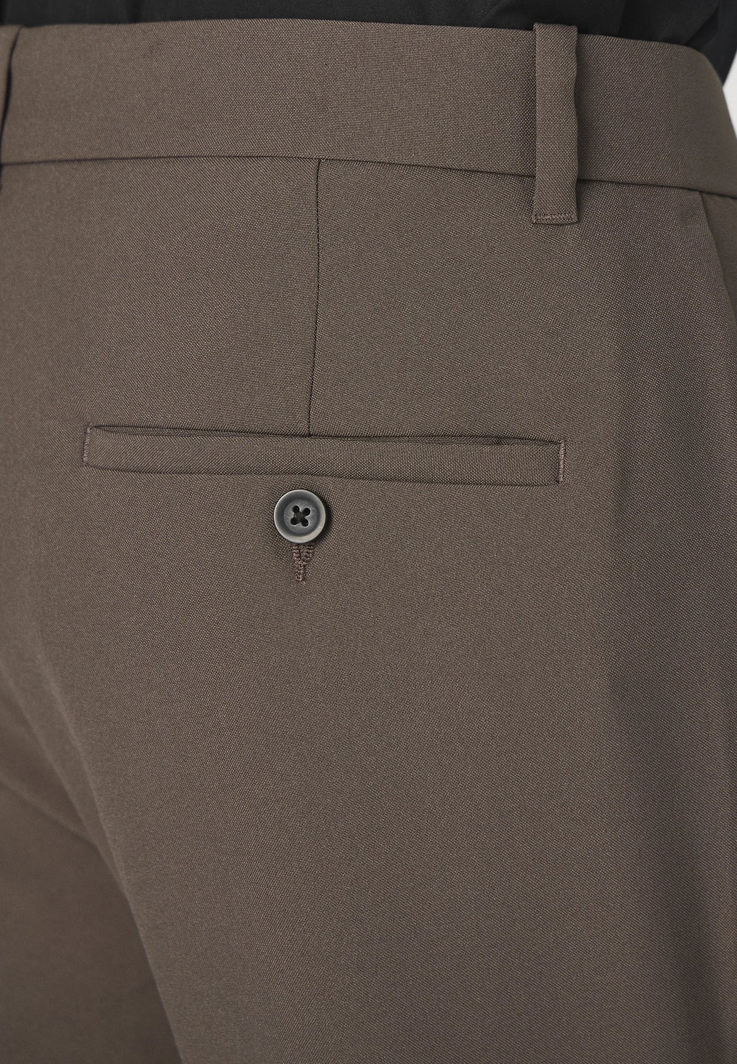 Men's Premium Fit Tailored Suit Trousers - Brown