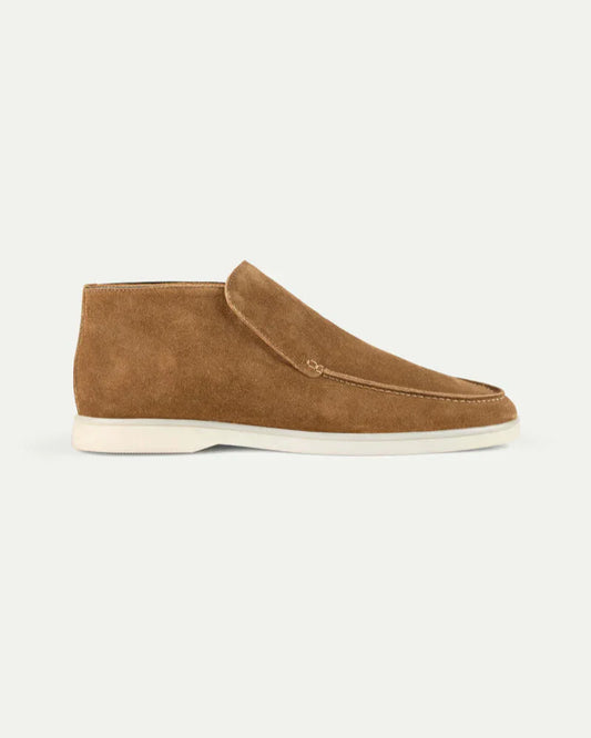 City Suede Moccasins - Terracotta