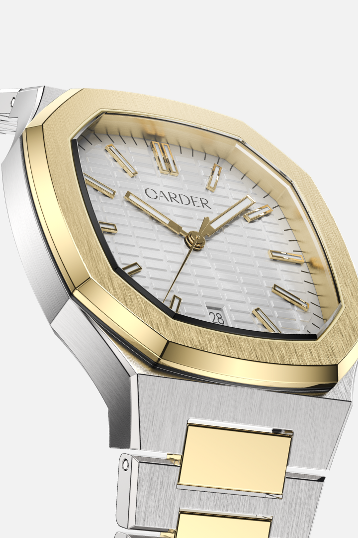August Safira 10ATM Watch - Gold