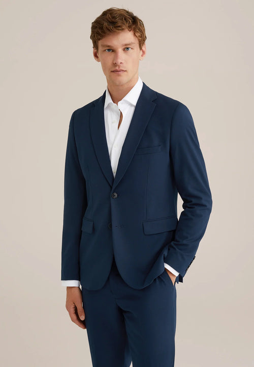 Men's Regular Fit Tailored Blazer - Navy