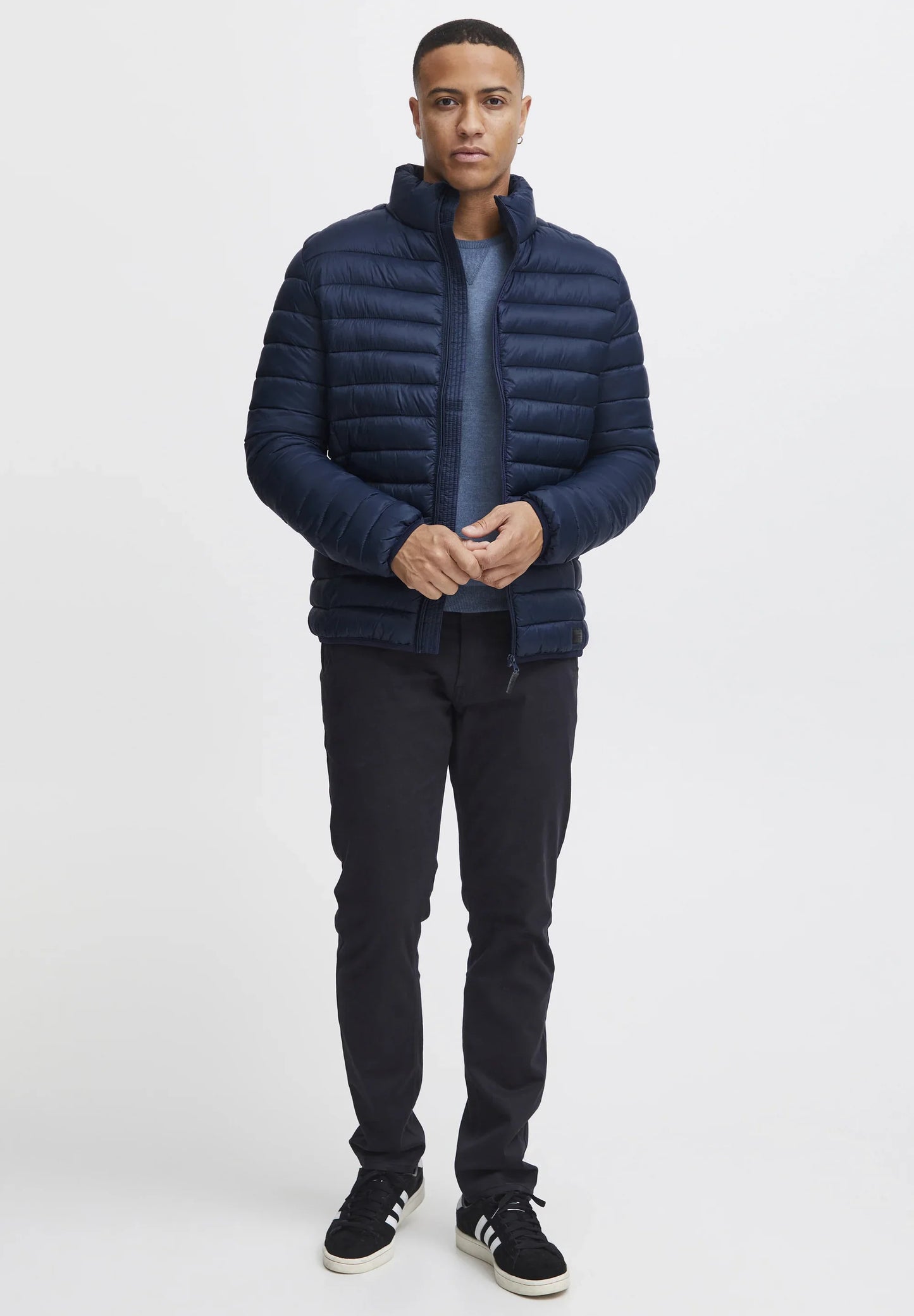 Ultralight Polyamide Puffer Jacket - Navy Blue