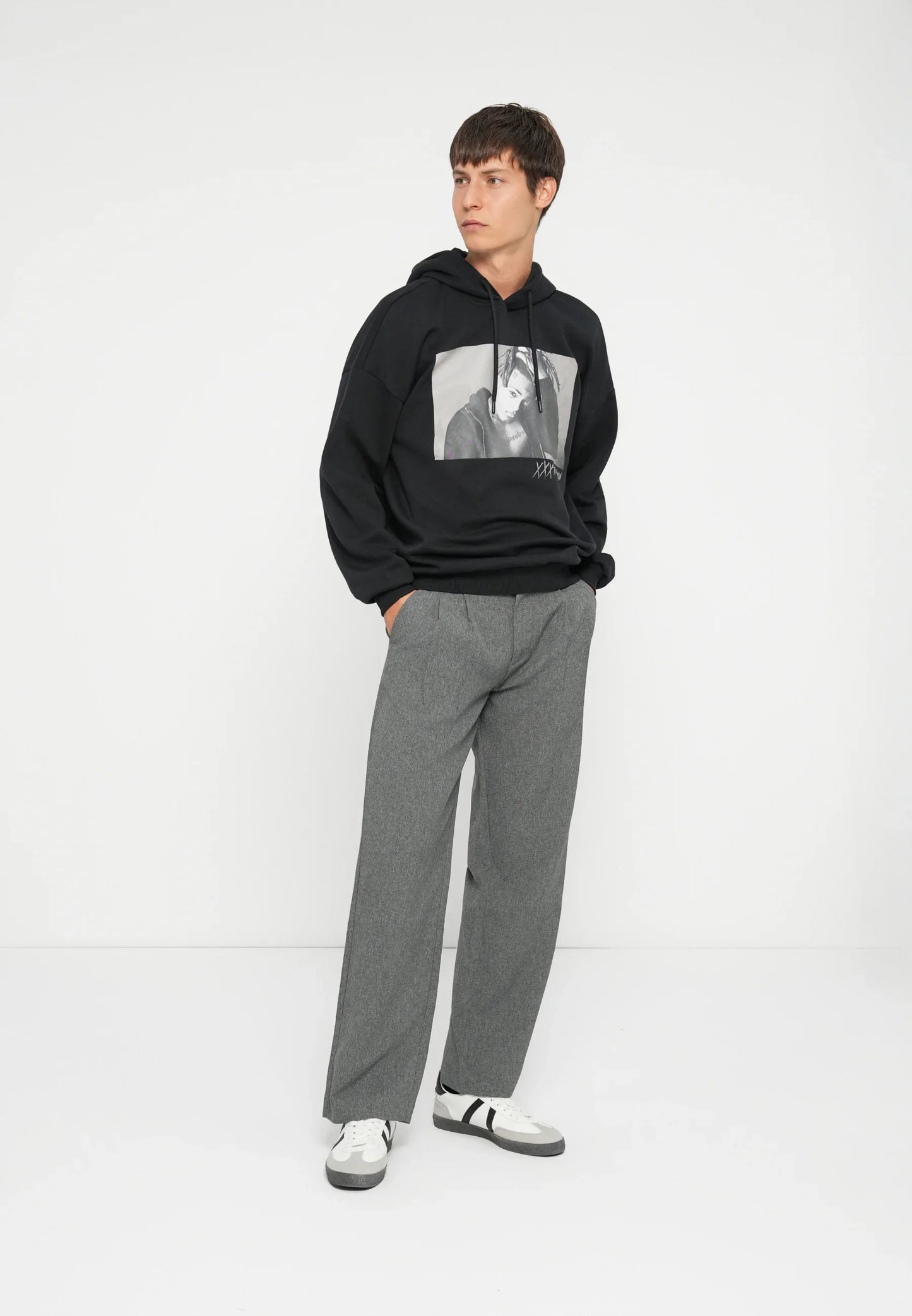 Men's Premium Fit Tailored Suit Trousers - Dark Grey