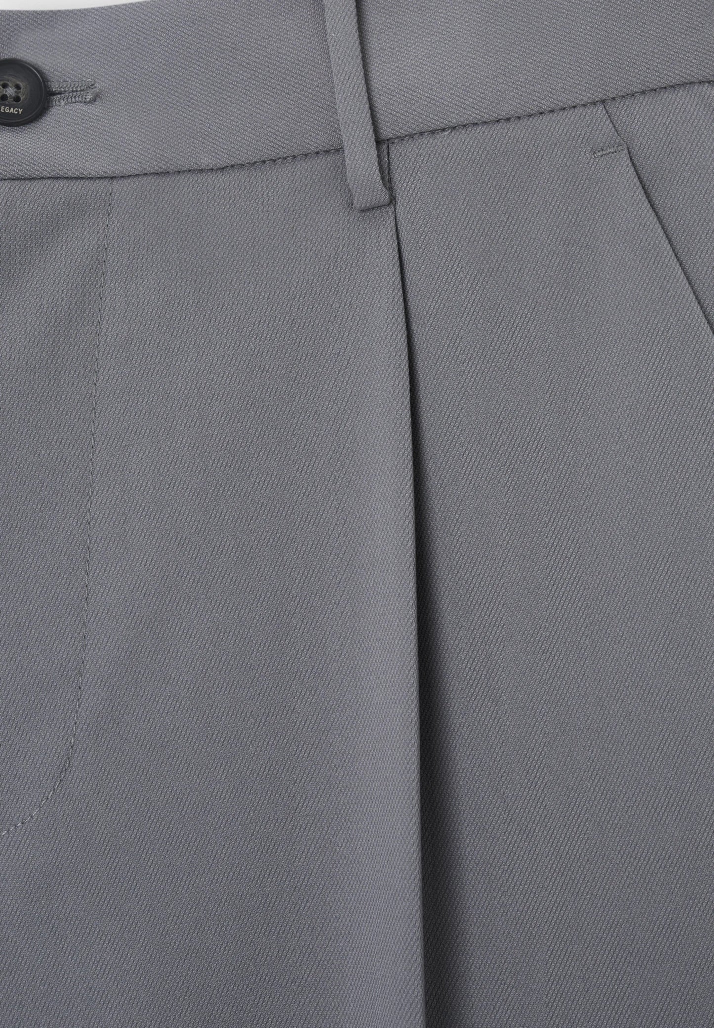 Casual Wide Fit Trousers - Grey