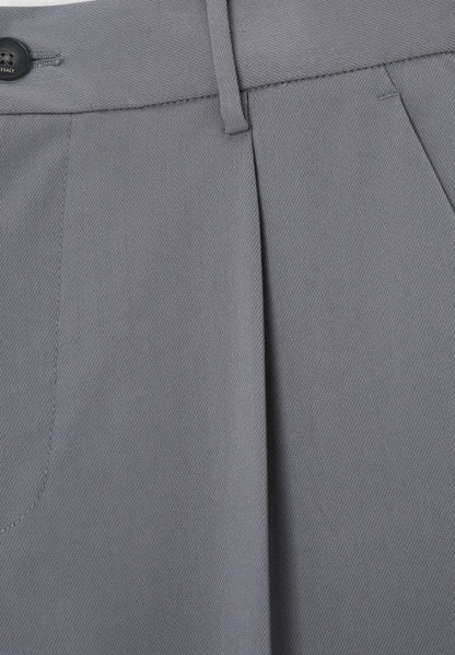 Casual Wide Fit Trousers - Grey