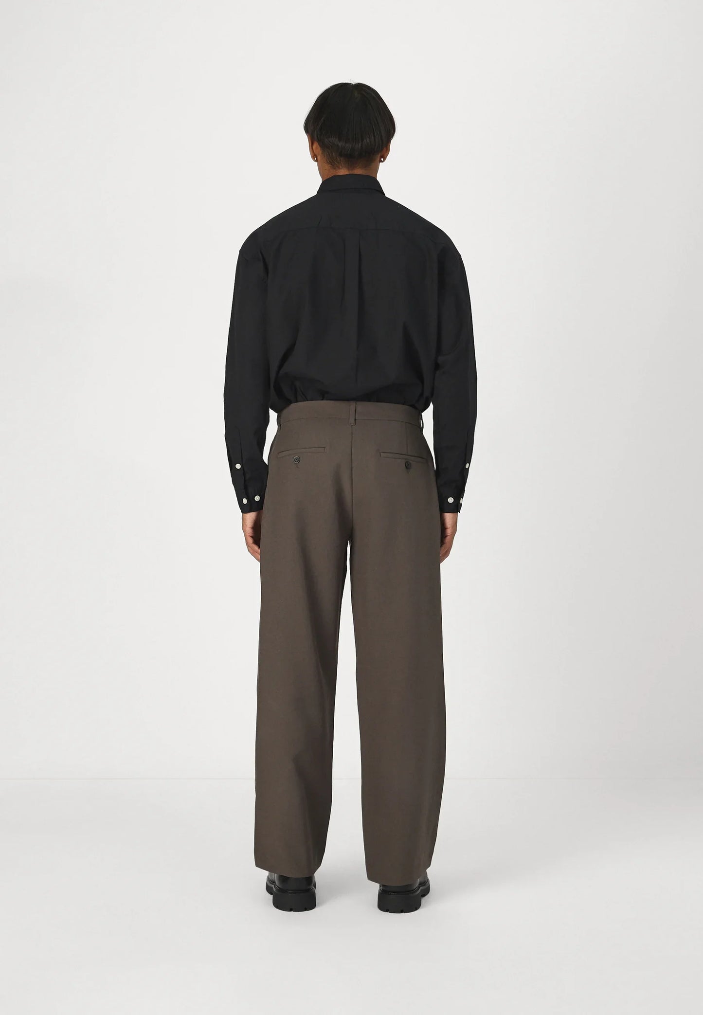 Men's Premium Fit Tailored Suit Trousers - Brown