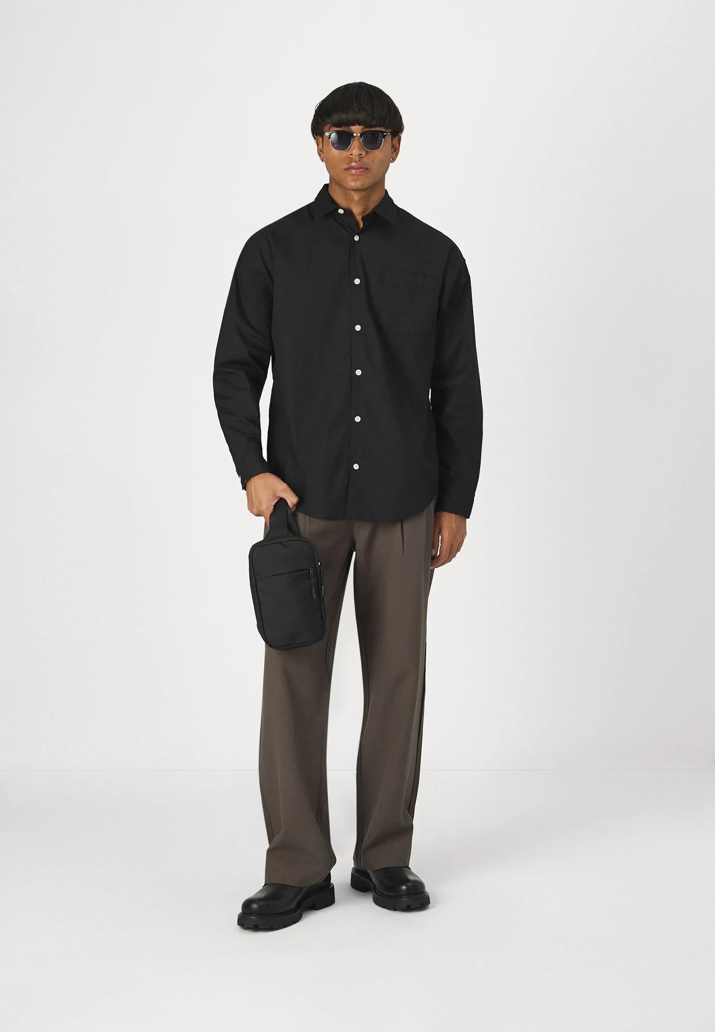 Men's Premium Fit Tailored Suit Trousers - Brown