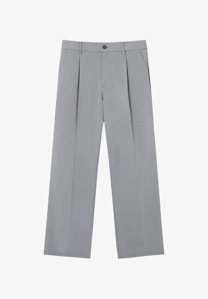 Casual Wide Fit Trousers - Grey