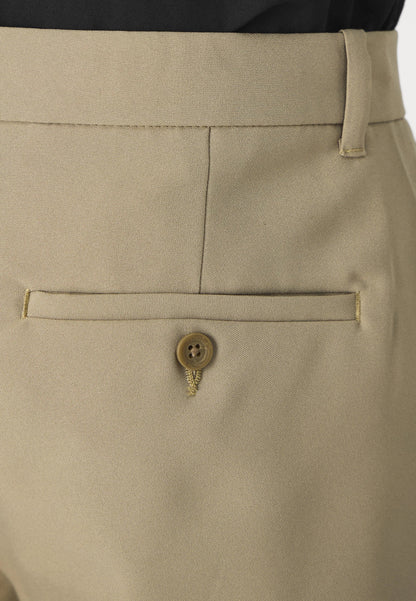 Men's Premium Fit Tailored Suit Trousers - Beige