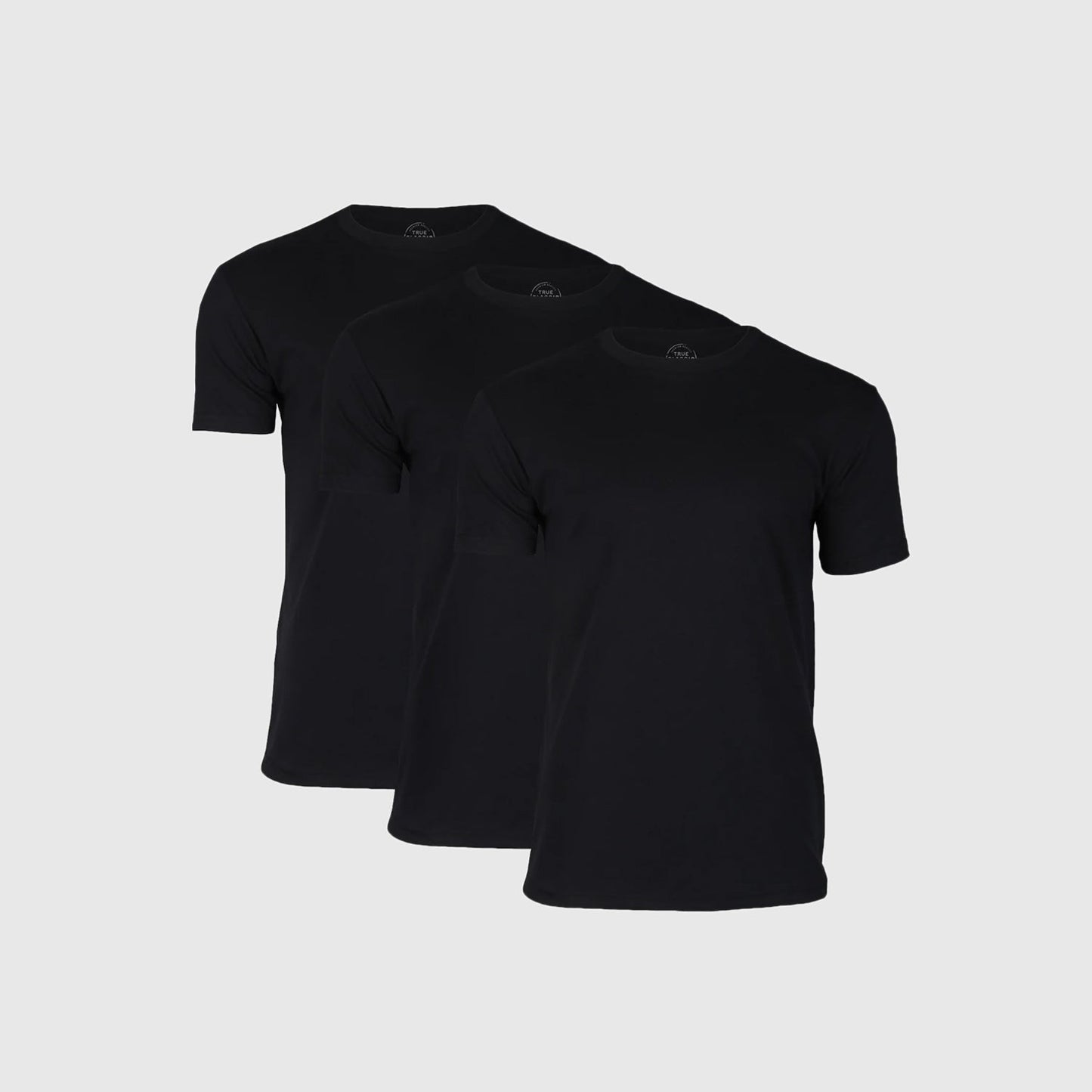 3-Pack of Black Crew Neck T-Shirts