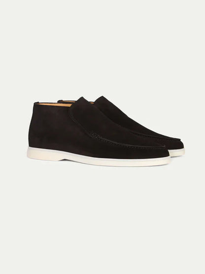 City Suede Moccasins - Black