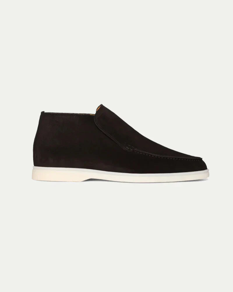City Suede Moccasins - Black