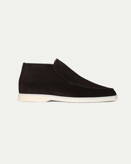 City Suede Moccasins - Black
