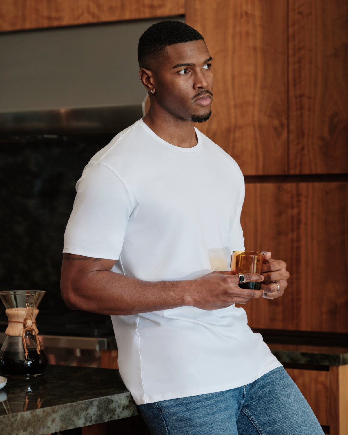 Classic Round Neck T-Shirt - White