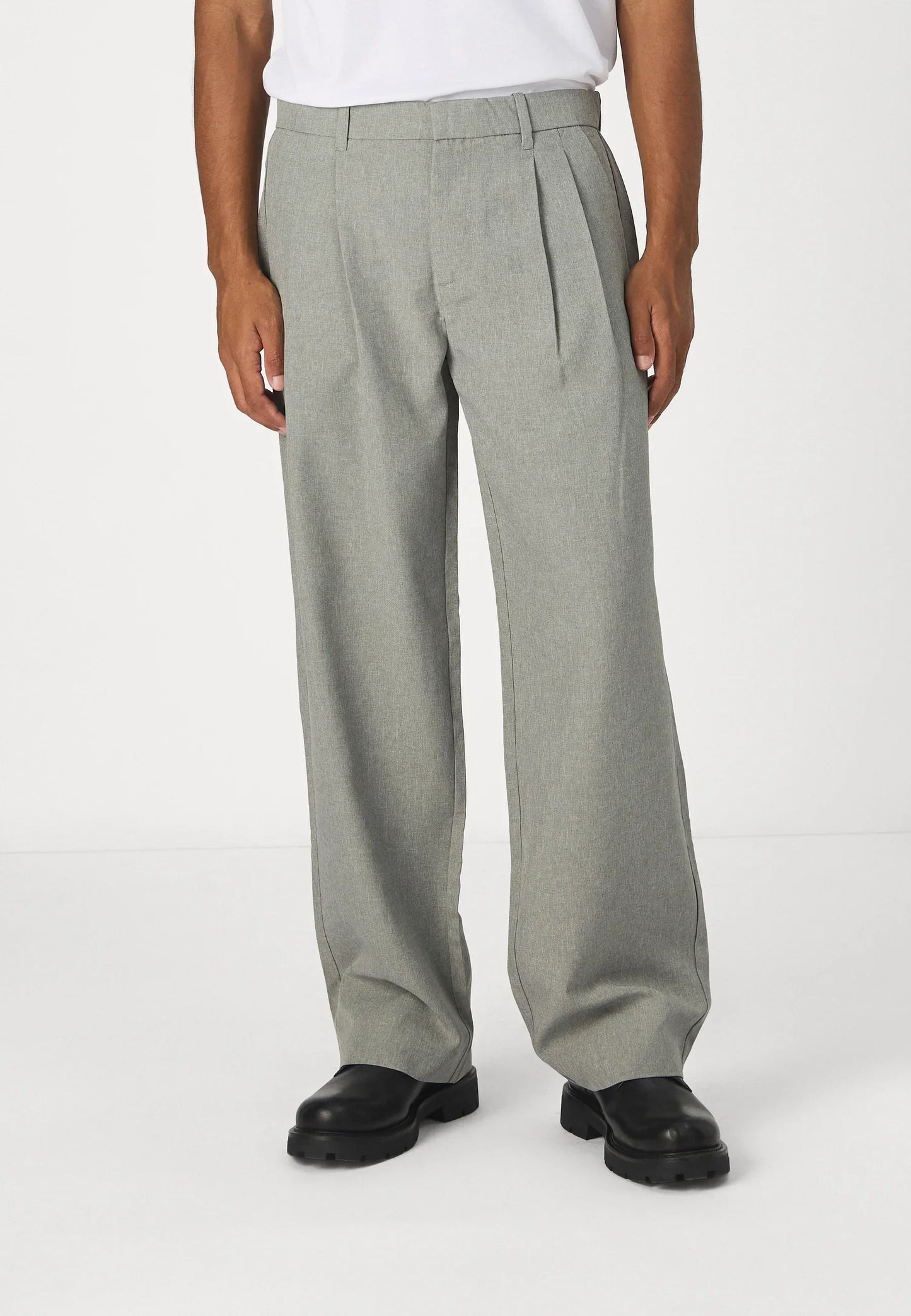 Men's Premium Fit Tailored Suit Trousers - Grey