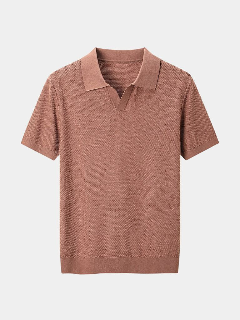 Premium Men’s Polo Shirt – Brownstone Edition