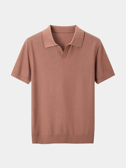 Premium Men’s Polo Shirt – Brownstone Edition