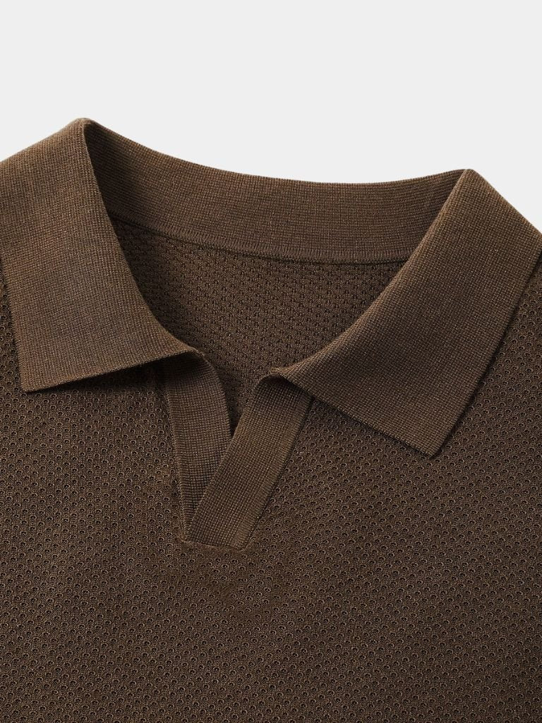 Premium Men’s Polo Shirt – Brownstone Edition