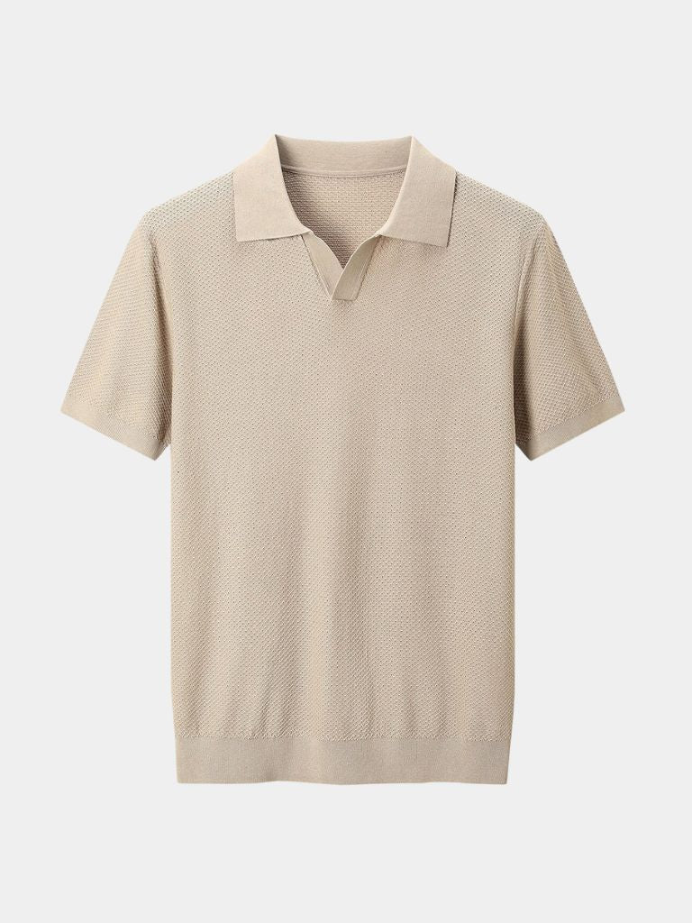 Premium Men’s Polo Shirt – Brownstone Edition