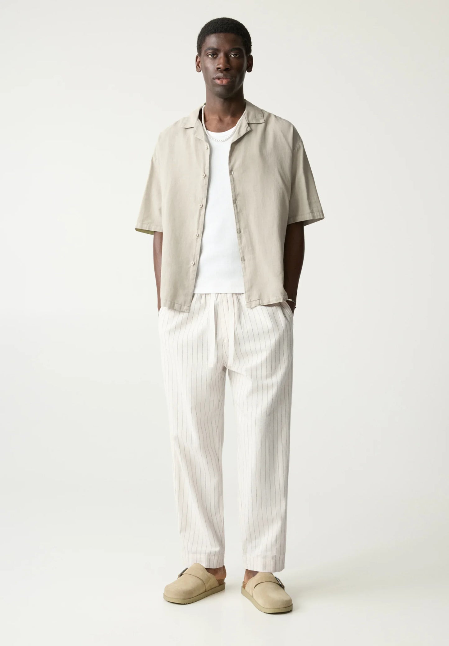 Classic Linen Shirt - Mint