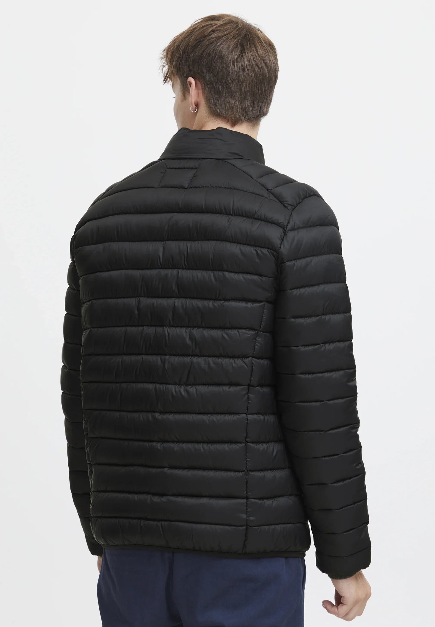 Ultralight Nylon Puffer Jacket - Black