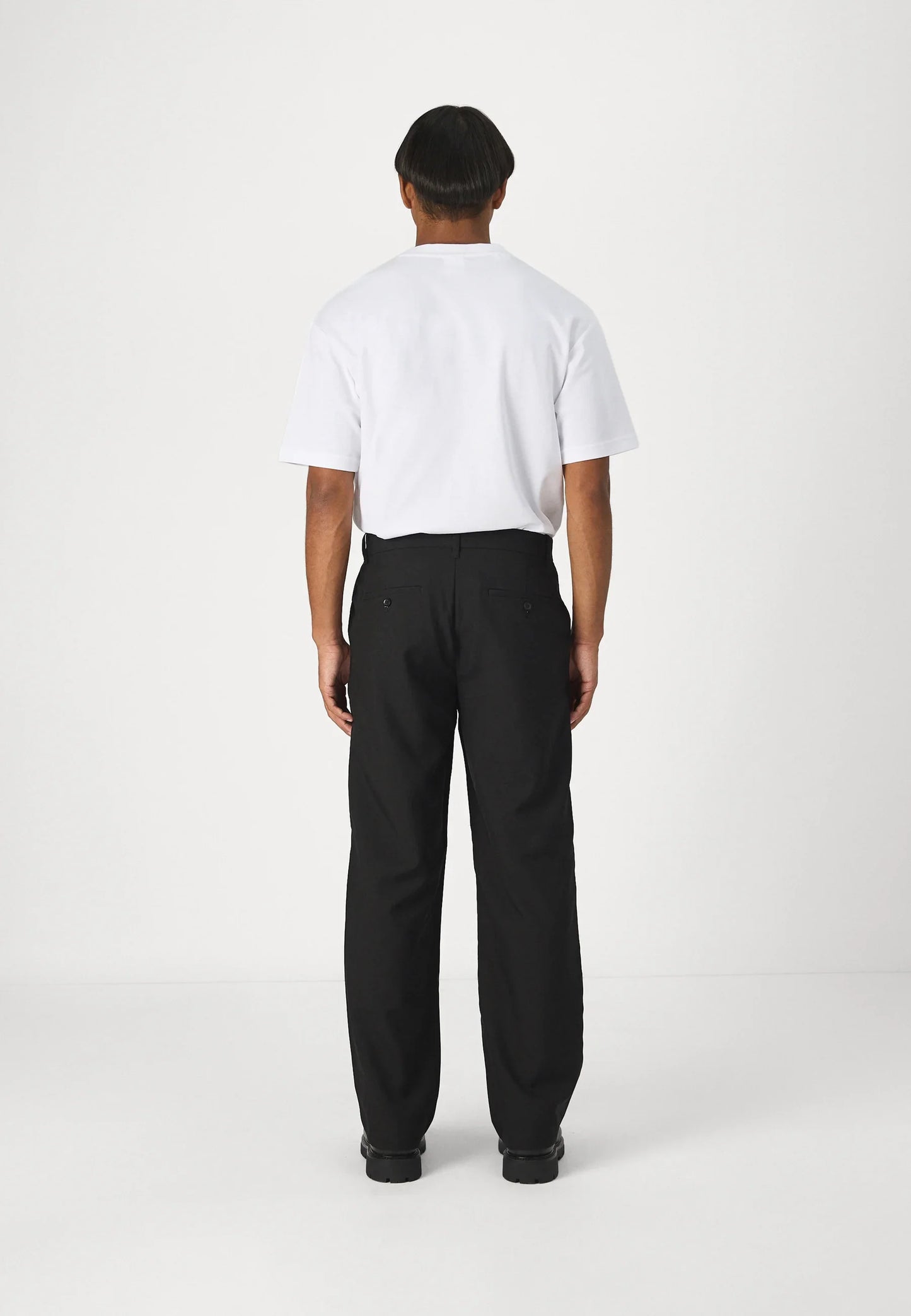 Men's Premium Fit Tailored Suit Trousers - Black