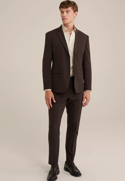 Classic Tailored Men's Dress Shirt - Beige